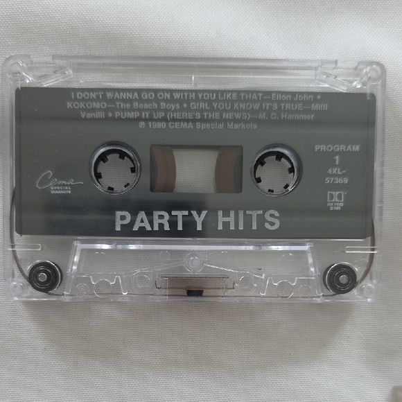 Vintage 1990 Party Hits Cassette Tape Casey Kasem's Top 40 Collection - Picture 4 of 8